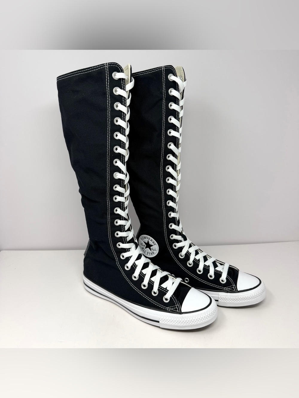 Converse Women’s Chuck Taylor All Stars XXHi Sz 7.5 Black Knee High A09429C NEW